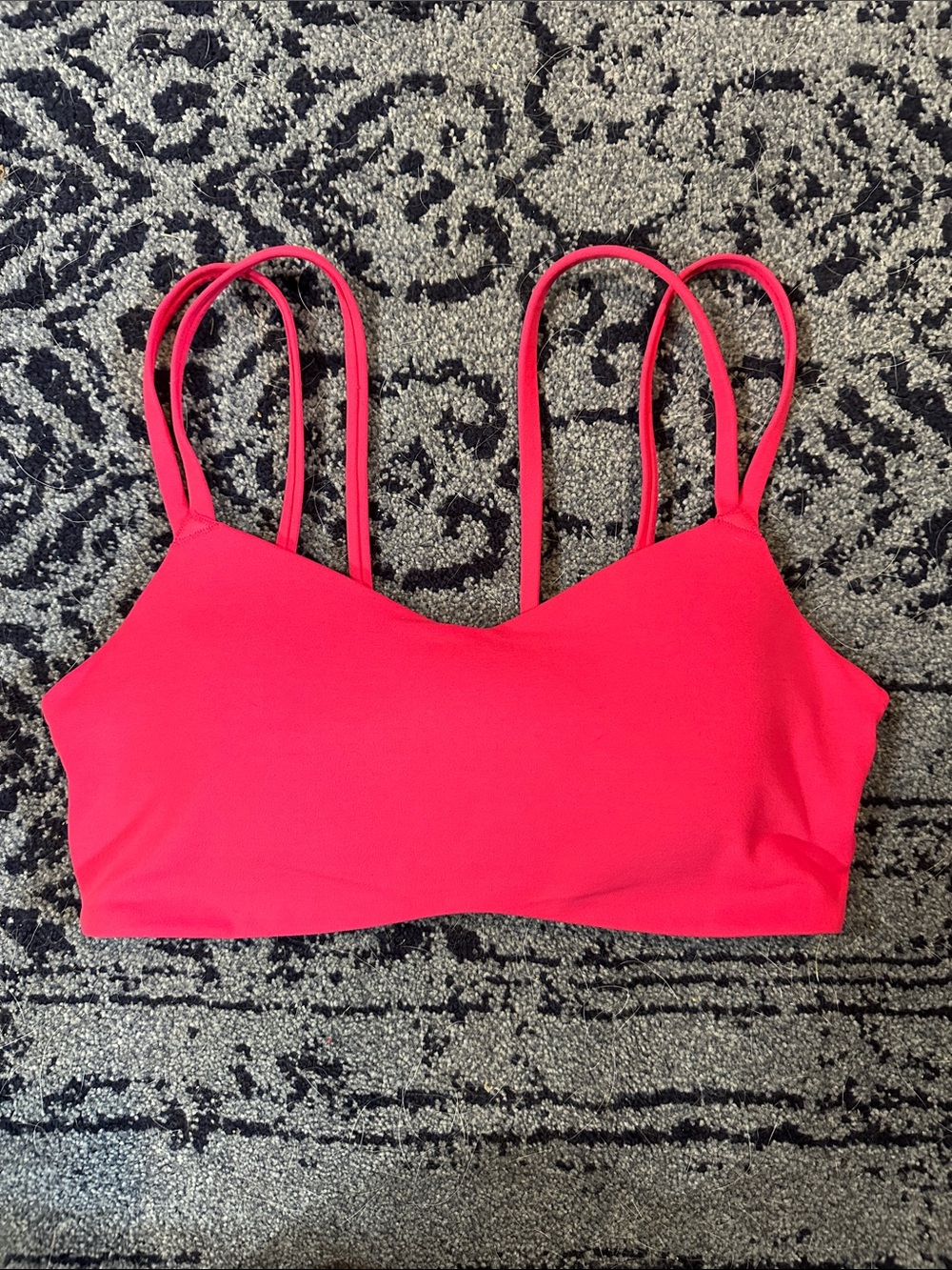 Nike Zenvy dri-fit Bright Pink Strappy Bralette - Women's Intimates size medium